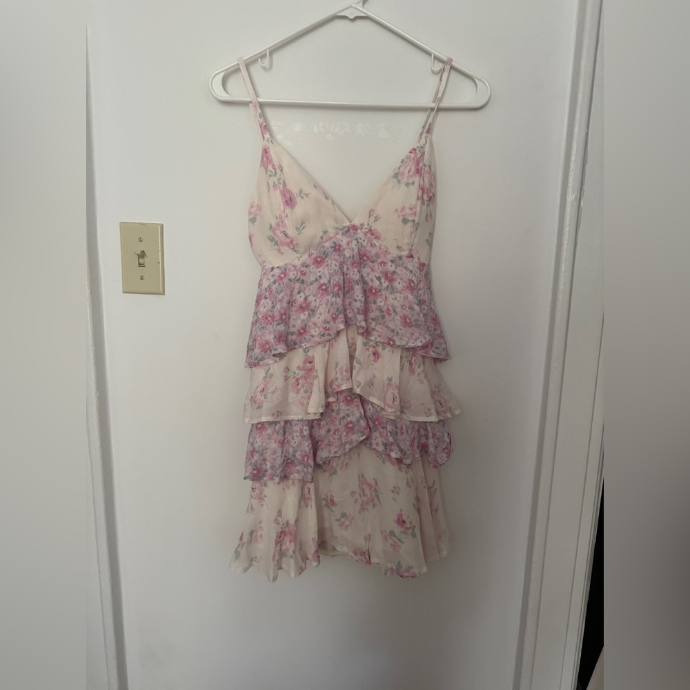 Nwt Hollister Tiered ruffle mini dress sz small